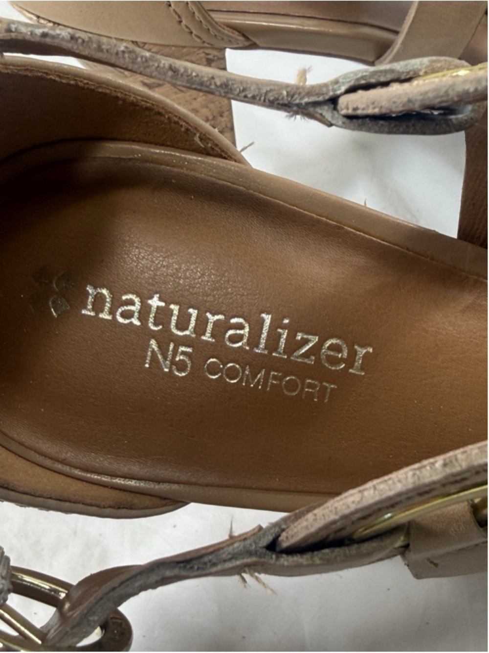 Naturalizer Dalena Leather Sandals Size 9 - Picture 7 of 16